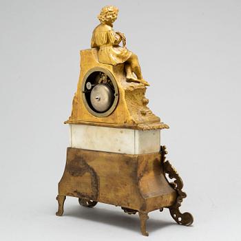 A mid 19th century table clock.