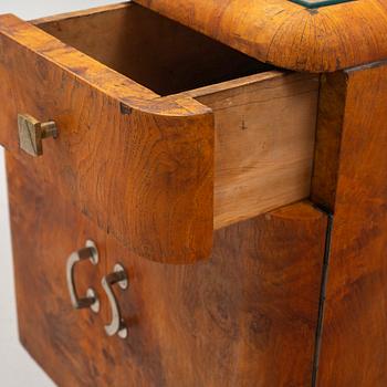 A pair of smoking tables, 1930's.