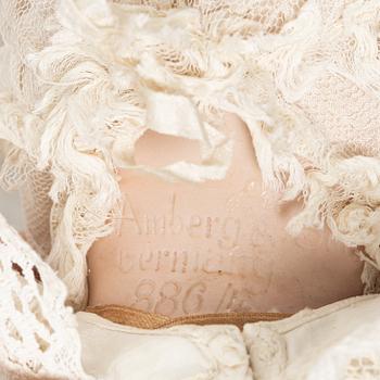 Baby dolls, 2 pcs, Germany 1920s, manufacturers Grace S Putnam and Louis Amberg.