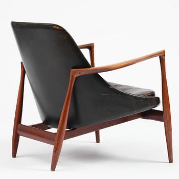 Ib Kofod-Larsen, a rosewood "Elizabeth" easy chair, cabinetmakers Christensen & Larsen, Denmark, 1950s-60s.
