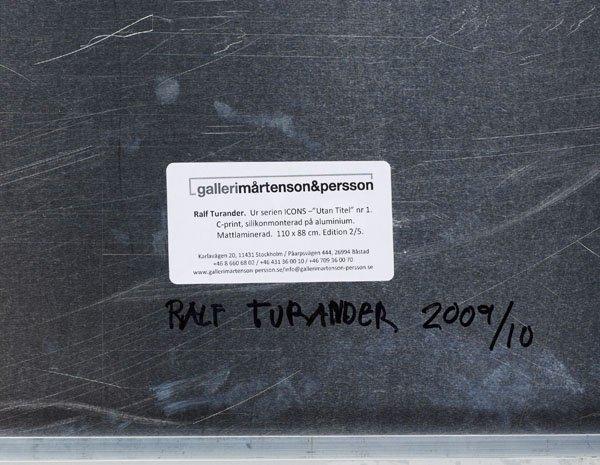 Ralf Turander, "Utan Titel - nr 1" From the series "ICONS", 2009.