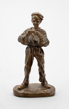 OKÄND KONSTNÄR, skulptur, brons, otydl sign i godset. 1900-tal.