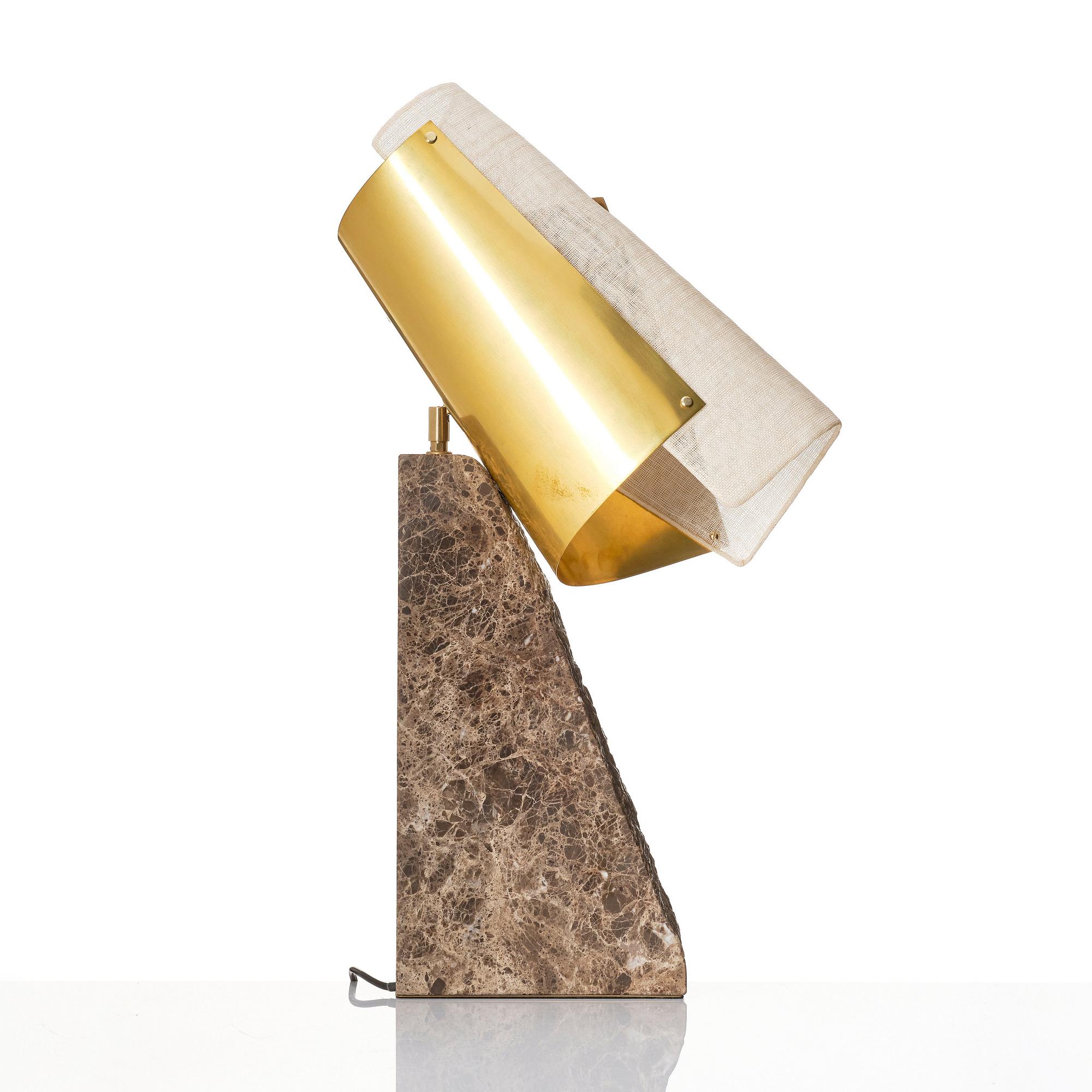 Erik Bratsberg, a "Lorian" table lamp, ed. 1/10, executed in his workshop, Stockholm, 2021.