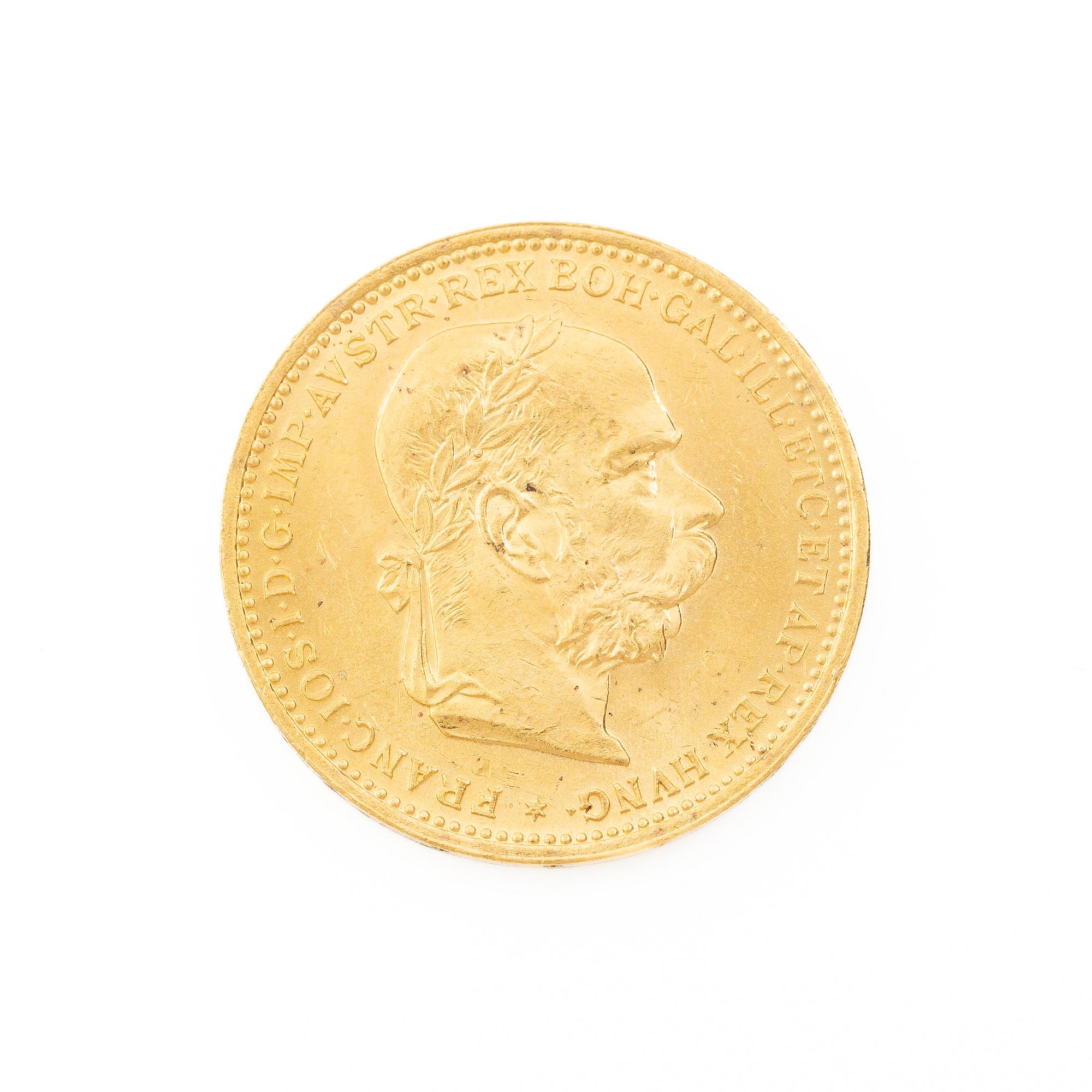 Gold coin, Austria-Hungary, 20 Corona, 1894.