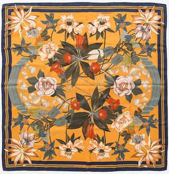 Hermès, Scarf, "Fleurs d'Hellade".