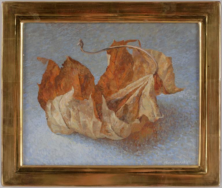 MARIA BOCZEWSKA, olja på pannå, signerad.