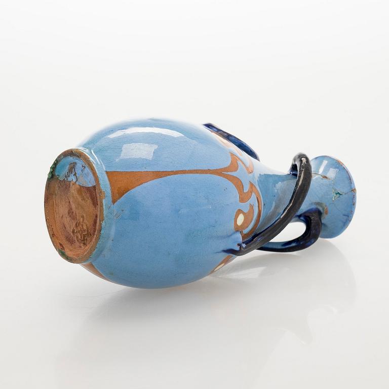 Alfred William Finch, maljakko, keramiikkaa, Iris noin 1900.