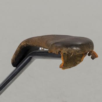 ARNE JACOBSEN, A Sjuan  armchair on wheels.