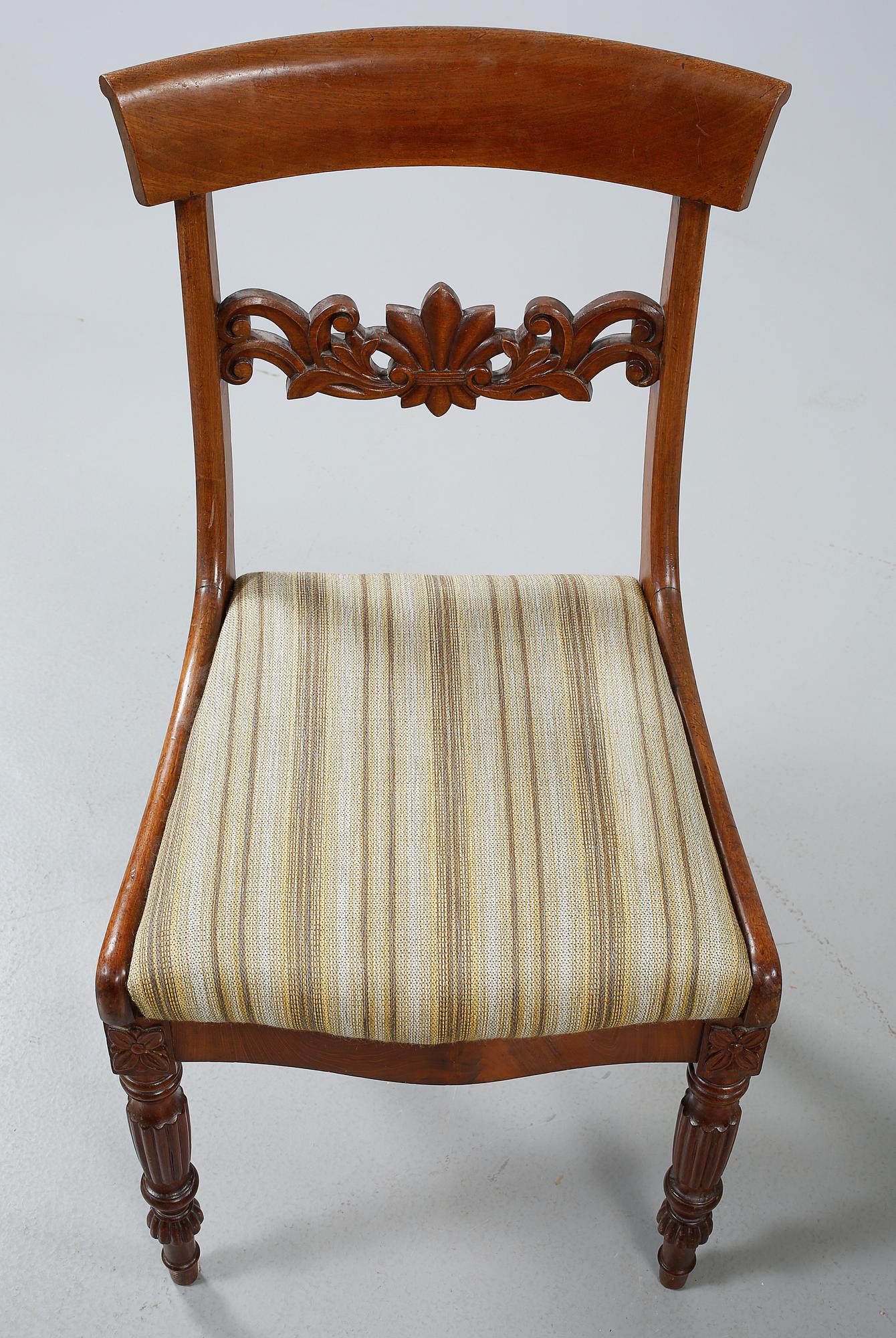 STOLAR, 6 st, omkring 1800-talets mitt.