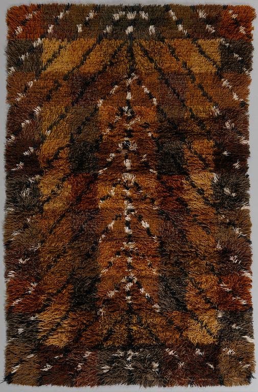 MATTA, rya, Sverige, 1900-talets andra hälft, 198 x 134 cm.