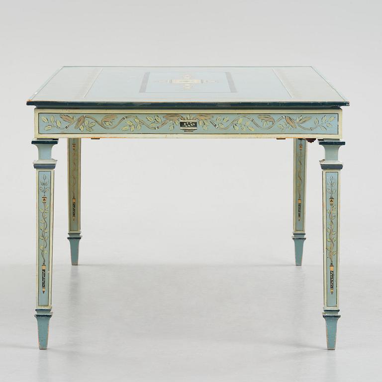 Carl Malmsten, a grand Swedish Grace dining table, cabinetmaker Albin Johansson, Stockholm, for Villa Kvikkjokk, 1927.