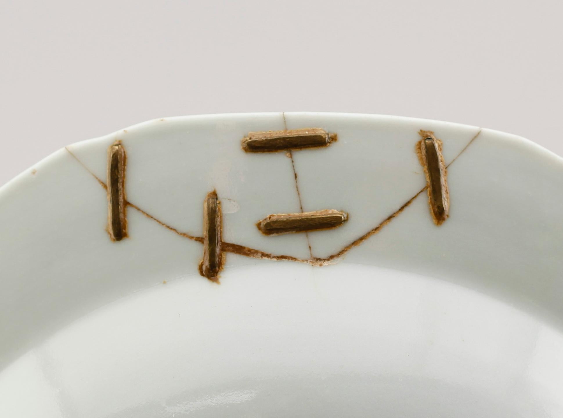 SAMLING KINESISKT PORSLIN, ca 14 delar, 1700-/1800-tal.