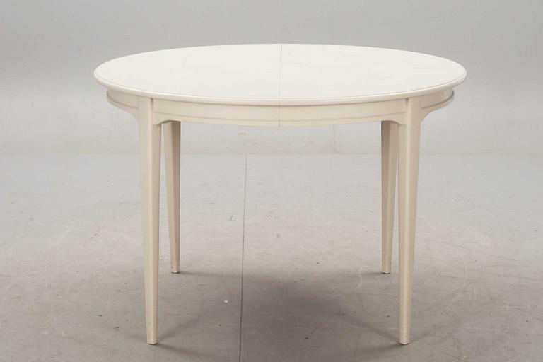 MATSALSBORD MED STOLAR, 1+4, design Svante Skogh. 1900-talets andra hälft.