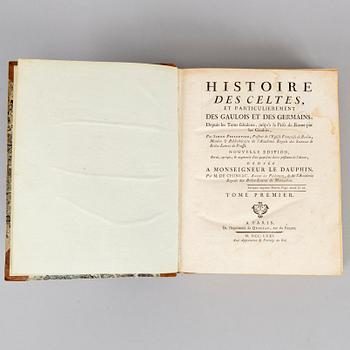 History of the Celts, 1771, provenance: Rääf (2 vol).