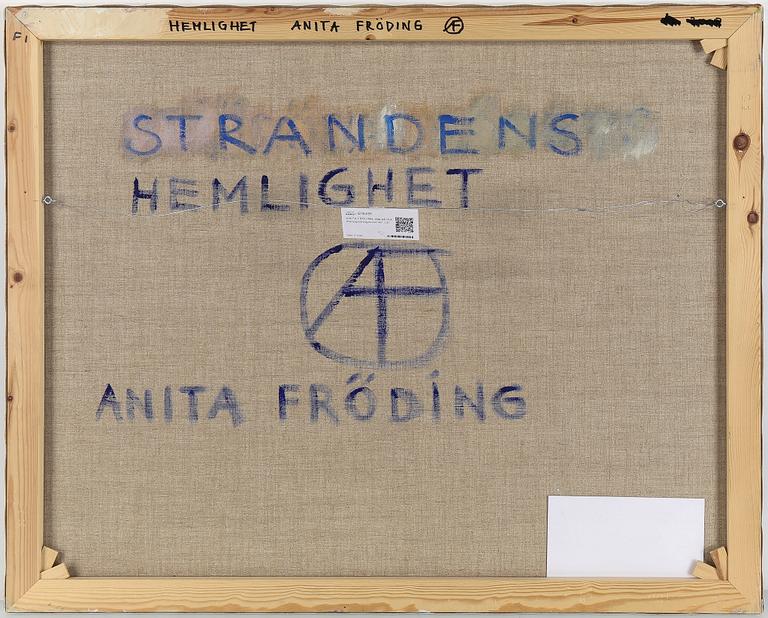 ANITA FRÖDING, olja på duk, monogramsignerad och signerad a tergo.