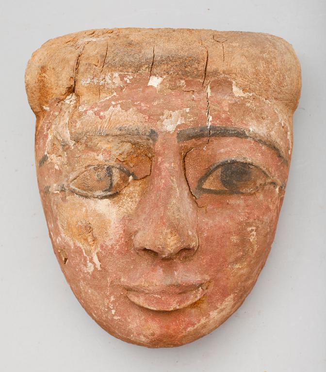 MASK, skuret trä, Egypten.