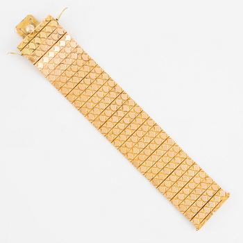 Bracelet, 18K gold, Italy.