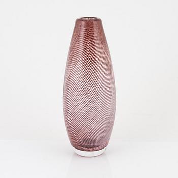 Edward Hald, a ’slipgraal’ glass vase, Orrefors, 1954.