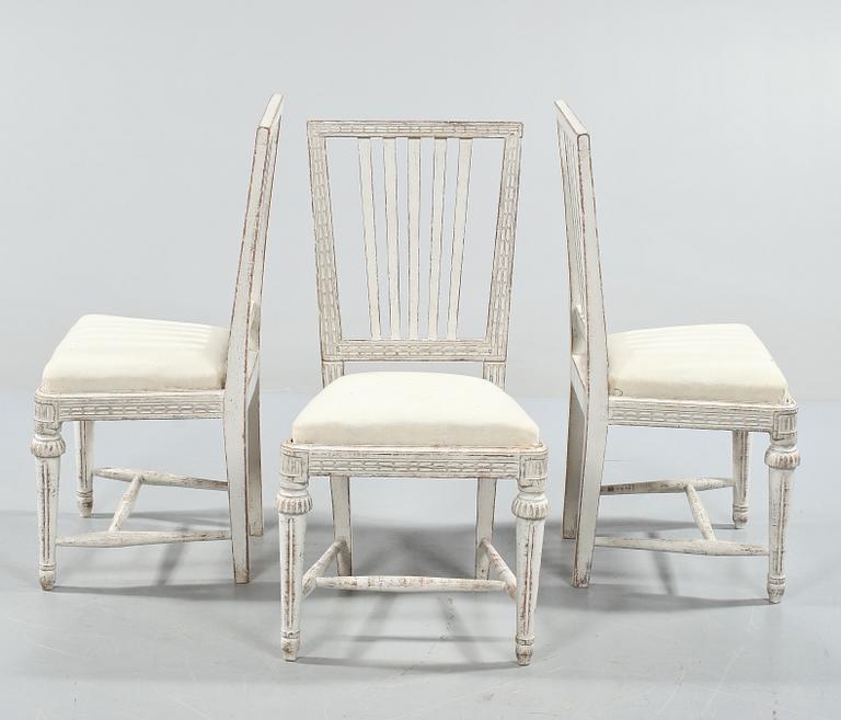 STOLAR, 3 st, gustaviansk stil, 1900-talets första del.