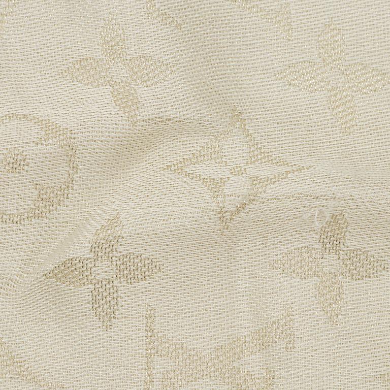 Louis Vuitton, a silk mix shawl.