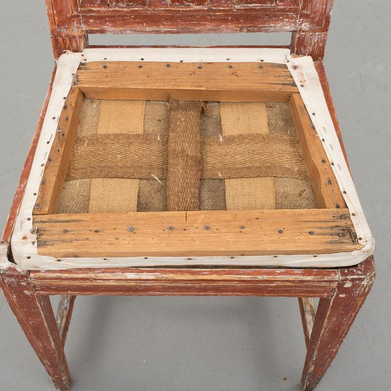 STOLAR, 3 st, gustavianska, 1700-talets slut.