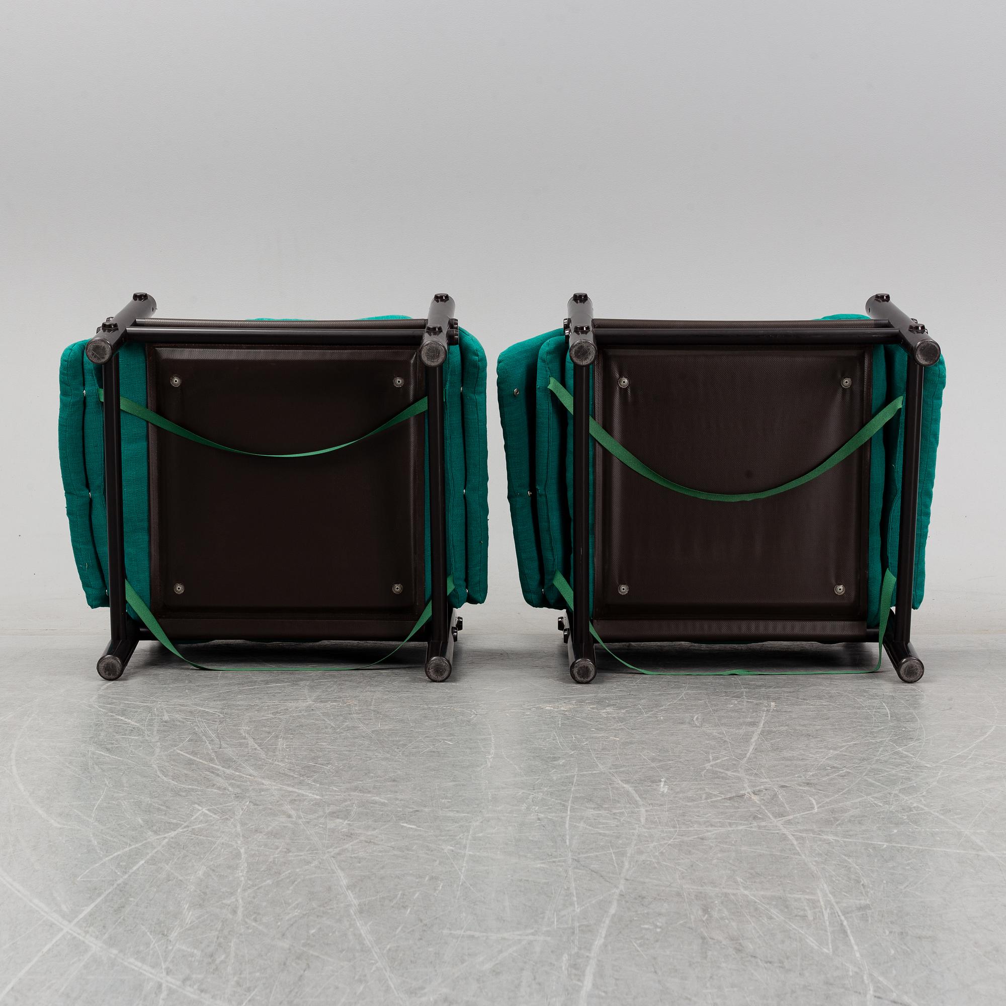 Sylve Stenqvist, a pair of 'Gille' armchairs, Artex Torgner, 1970's.