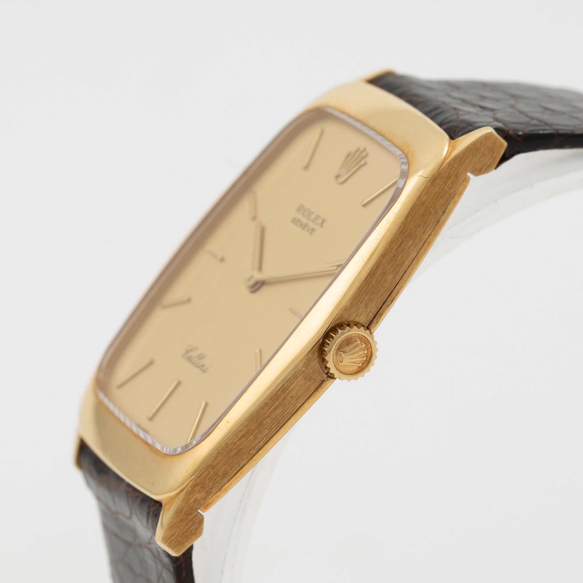 Rolex, Cellini, wristwatch, 26.5 x 35.5 mm.