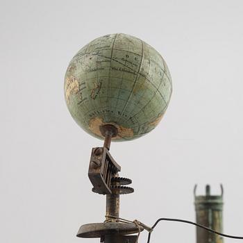 A German tellurium and lunarium by Ernst Schotte & Co. of Berlin (fl. 1855-1900), late 19th century.