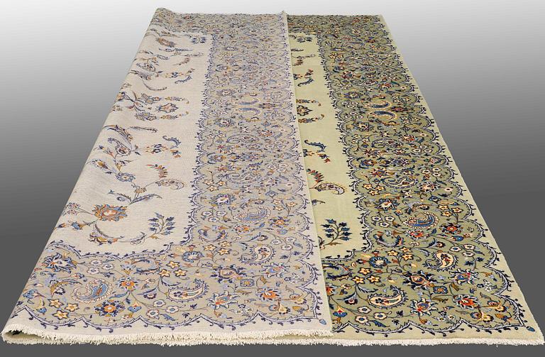 A CARPET, so called Royal Kashan, ca 370 x 280 cm.