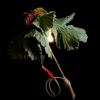 TEEMU SALONEN, skulptur/golvlampa, "Badassjoki 10", signerad Teemu Salonen 2016.