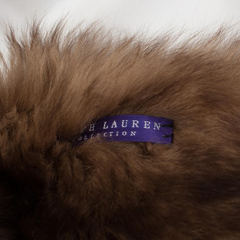 RALPH LAUREN, pälskrage.