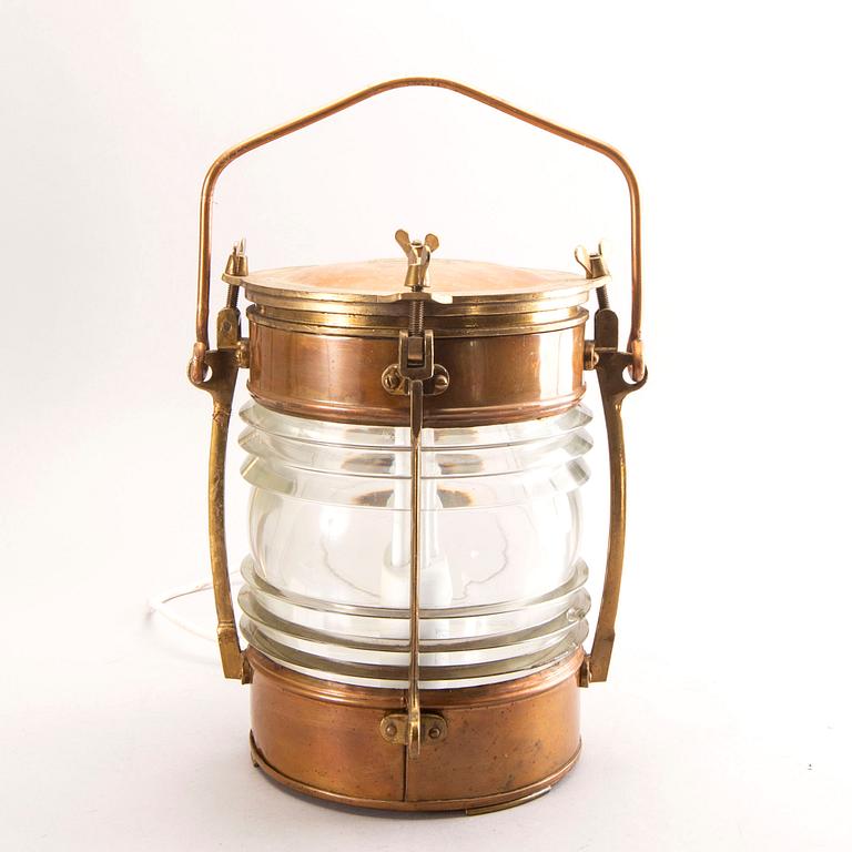 Anchor lantern, Telford, Grier, Mackay & Co Ltd Glasgow, 200th Century first half, mid.