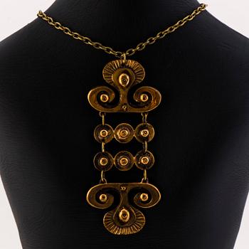 SEPPO TAMMINEN, HALSSMYCKE, brons.