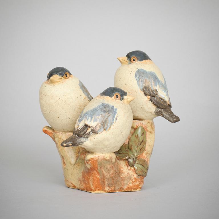 GUNNAR HANSSON, skulptur, stengods, stämpelsign.