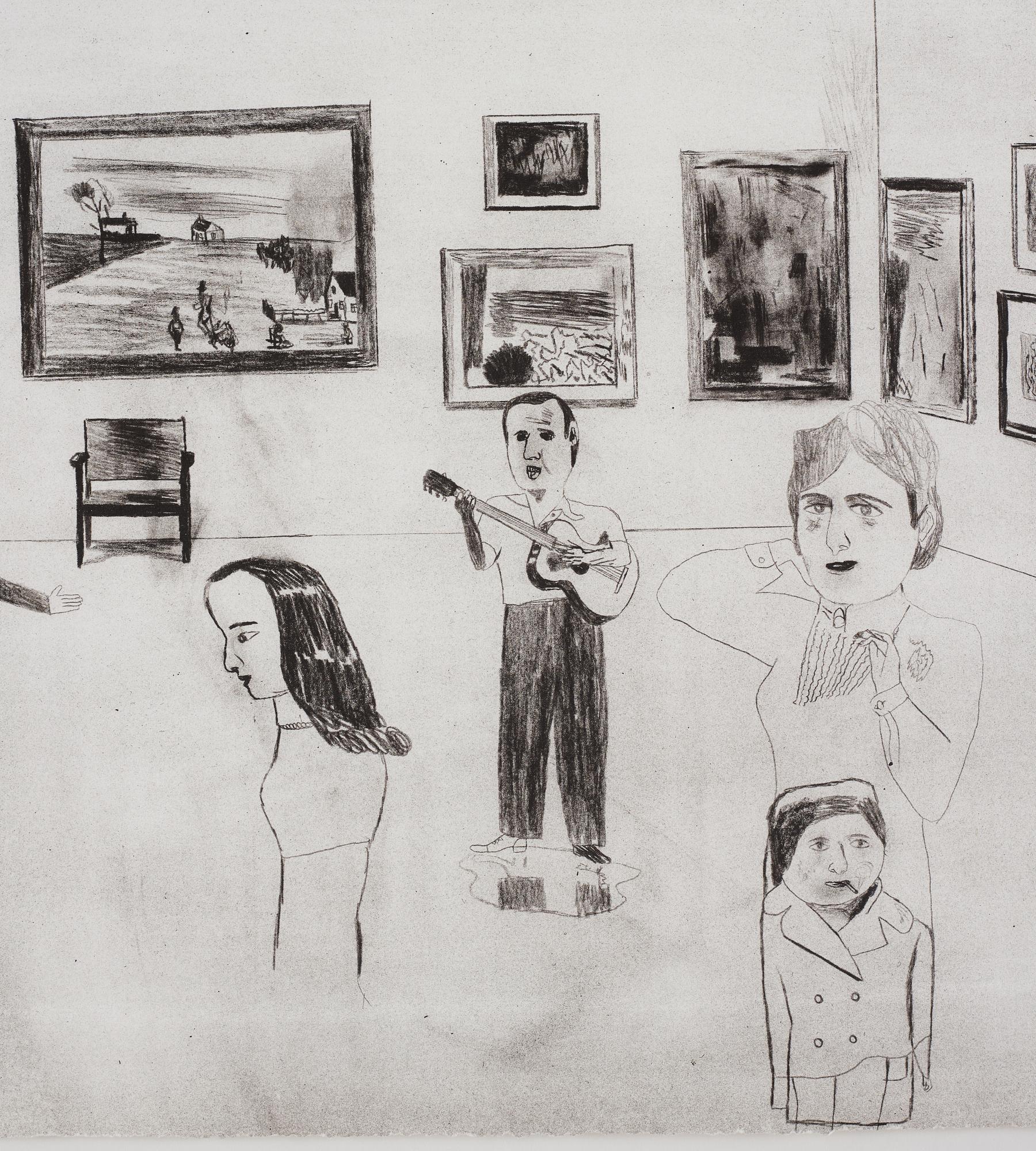 Jockum Nordström, lithograph, 1999, signed 11/140.