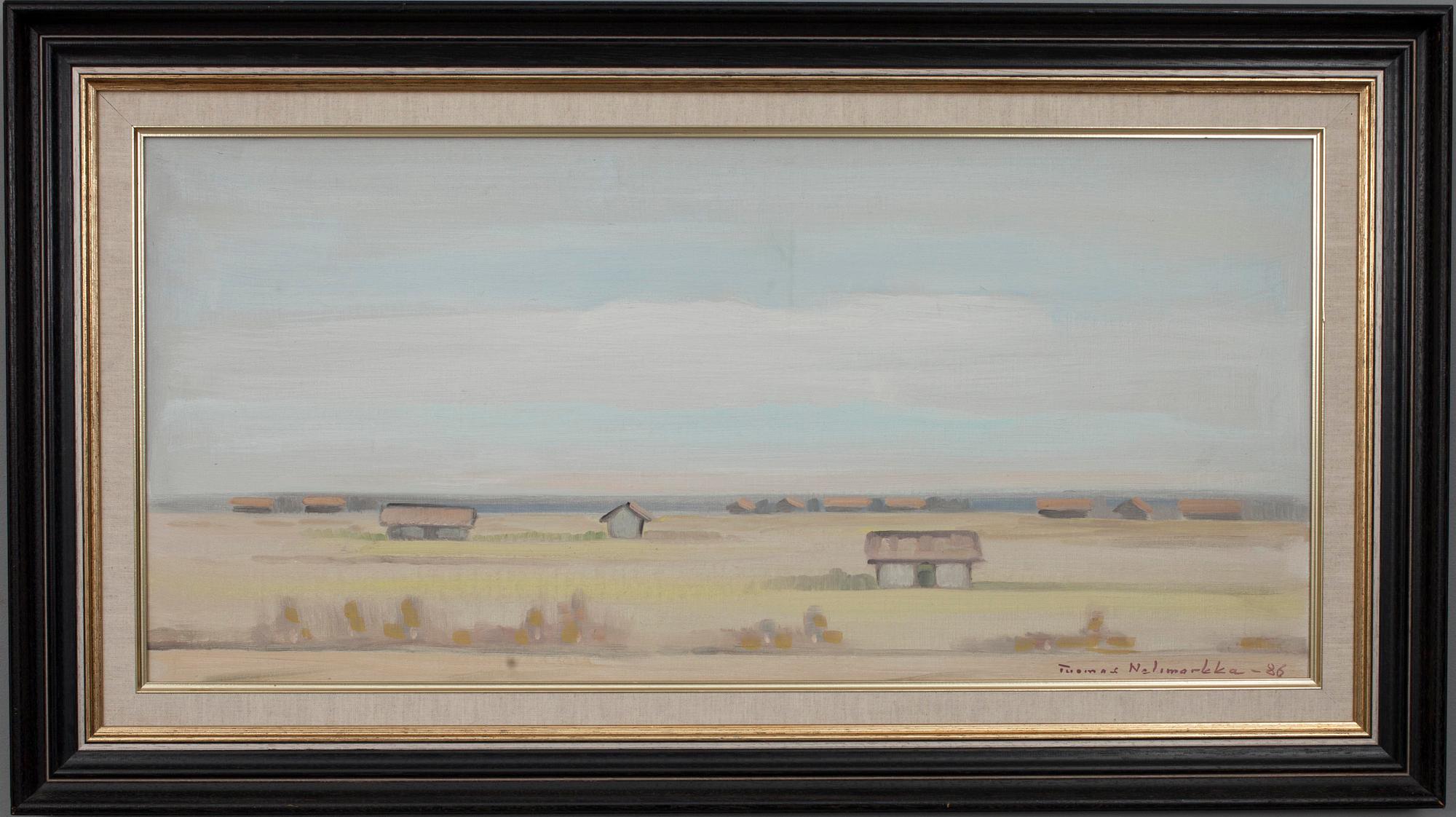 TUOMAS NELIMARKKA (FINLAND), olja på duk, sign. och dat. -86.