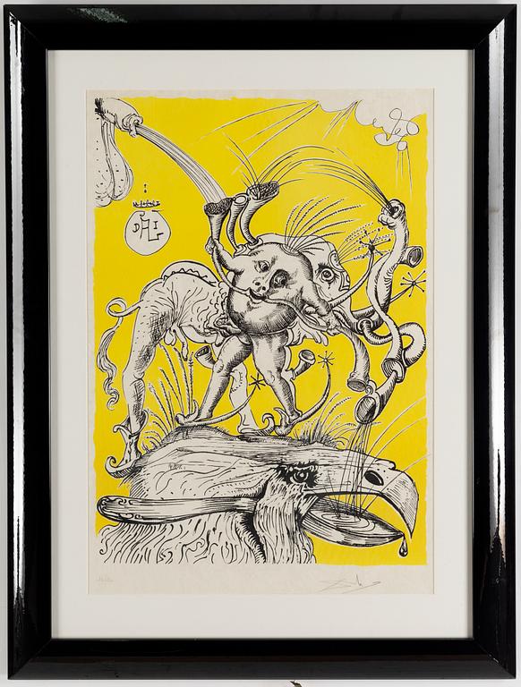 Salvador Dali, lithograph in colors, 1973, signed and numbered 170/250.