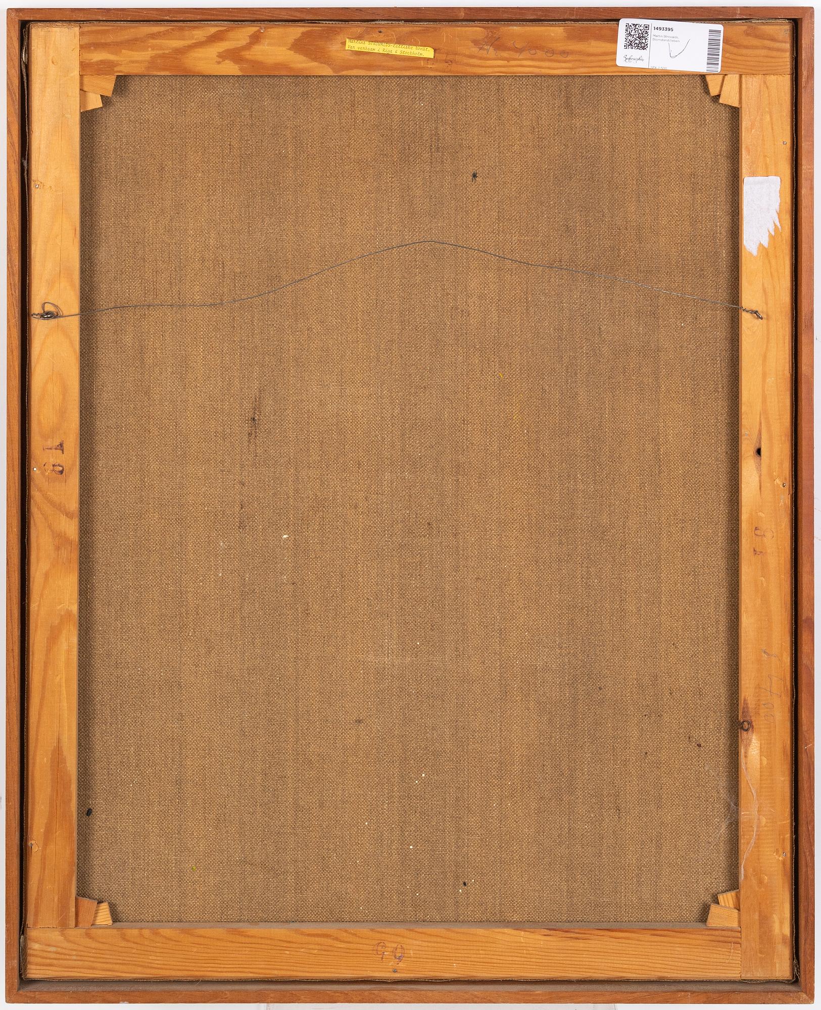 Martins Strovalds, Still life with flowers.