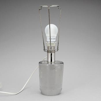 BORDSLAMPA, glas, 1900-talets andra hälft.