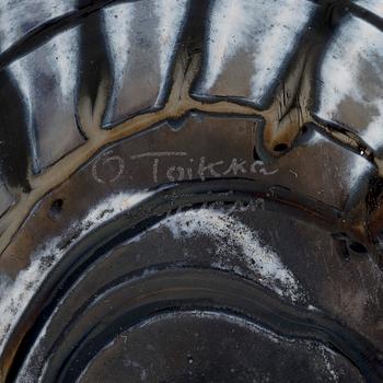 Oiva Toikka, lasilintu, "Pikku kuikka", signeerattu O. Toikka, Nuutajärvi.