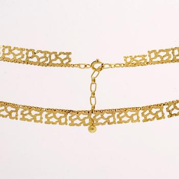 HALSBAND 14K guld, 21,9 g, ca 45 x 1 cm.