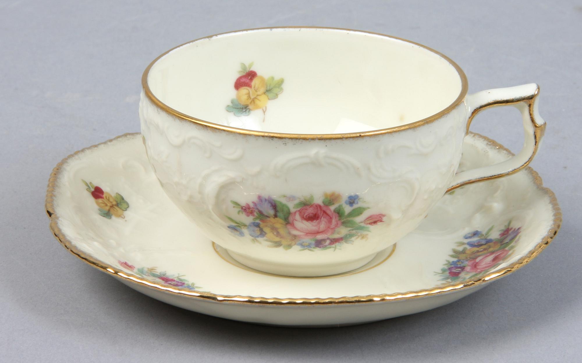 MOCCASERVIS, 18 delar, porslin, Rosenthal.