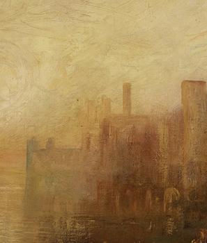 Joseph Mallord William Turner, Kopia efter, Caernarvon Castle.