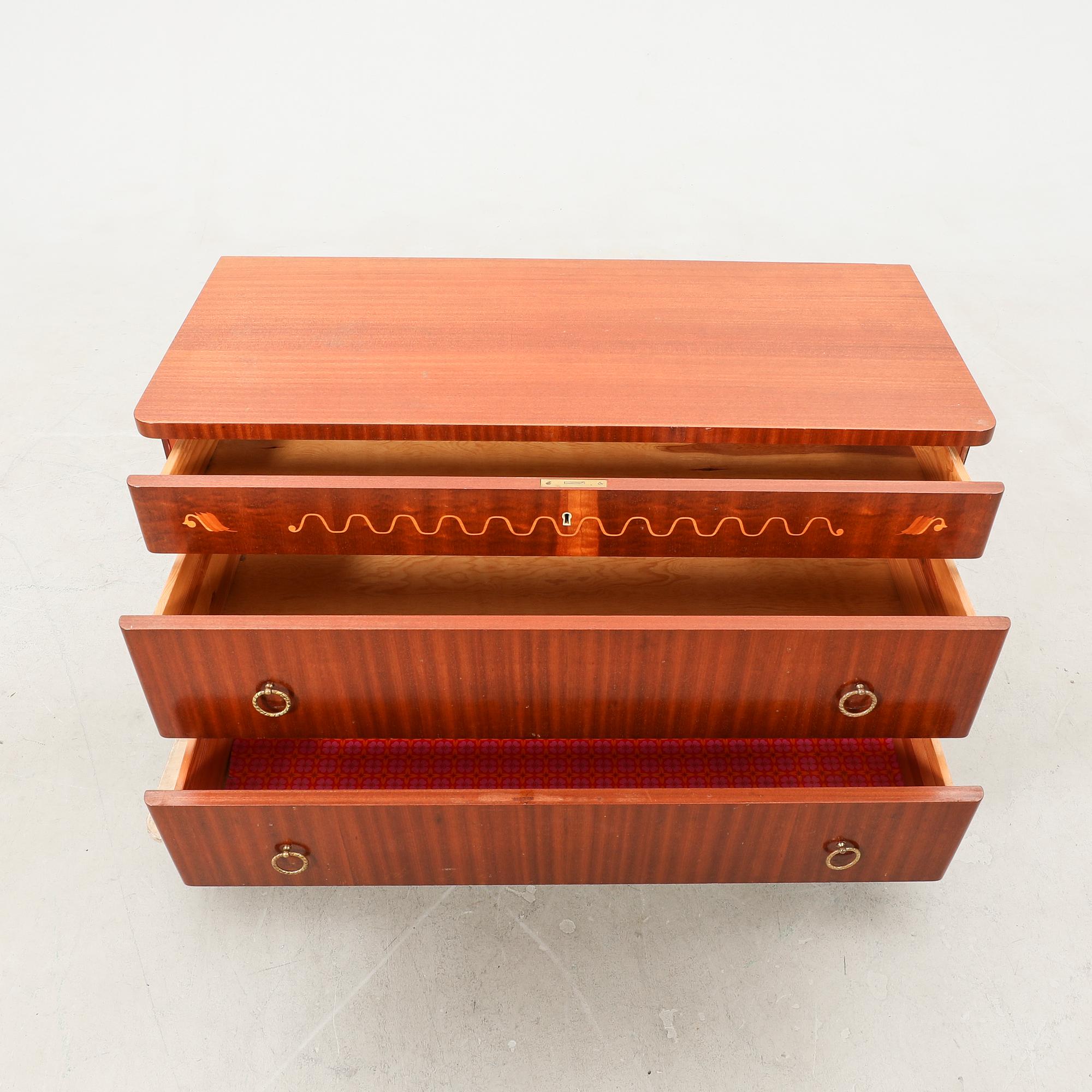 Mid-20th century bureau, Swedish Modern.