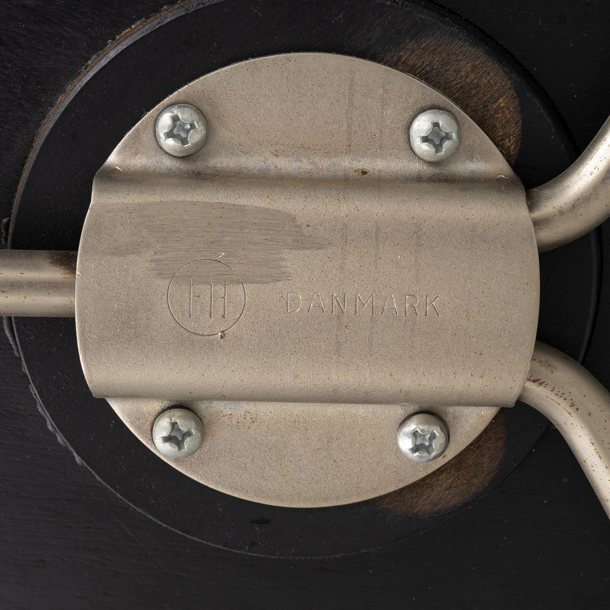 Arne Jacobsen, chairs, 4 pcs, "Ant", Fritz Hansen, Denmark, second half of the 20th century.