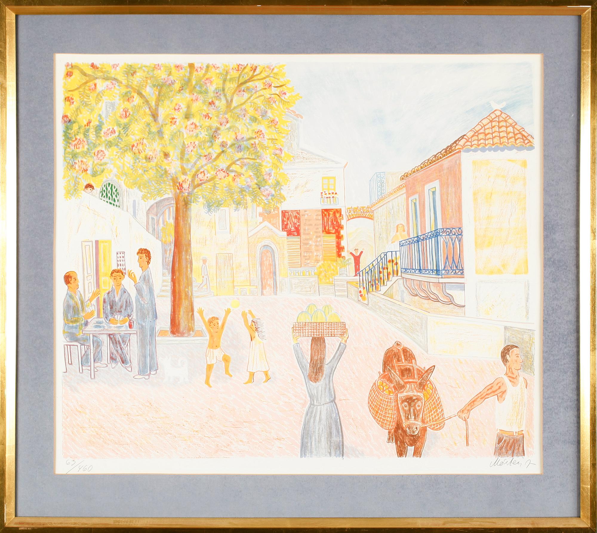 MÅRTEN ANDERSSON, färglitografi, signerad, numrerad 63/460.