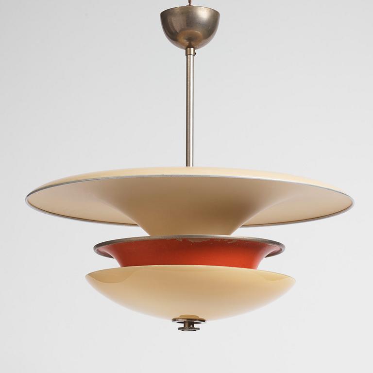 Erik Tidstrand, a ceiling lamp model "28903", Nordiska Kompaniet 1930s.