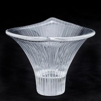 VAS, glas, "Kantarelli", sign Tapio Wirkkala, Iittala, 1950-tal.