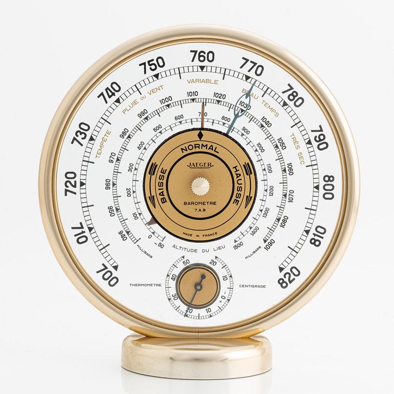 Barometer, Jaeger, model 7.A.B, France, mid-20th century.