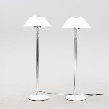 A pair of 'Mars' floor lamps by Per Sundstedt for Ateljé Lyktan, late 20th Century.